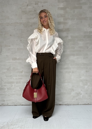 Molly skjorte with frill Jet Stream Copenhagen Muse 